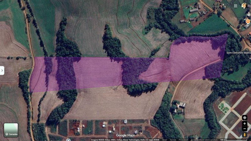 Terras rurais com a área de 148.500,00 m²