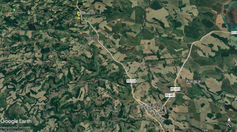 Imagem do imóvel LOTE 013 A área de 10.723,50m² (dez mil, setecentos e vinte e três metros e cinquenta decímetros qua